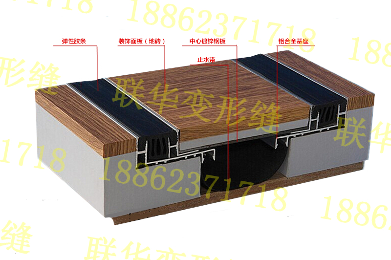 双列嵌膨胀FRWS楼地面变形缝