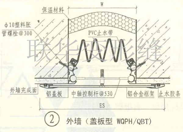 盖板型QBT外墙变形缝图集做法