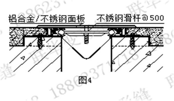 盖板型地面变形缝做法