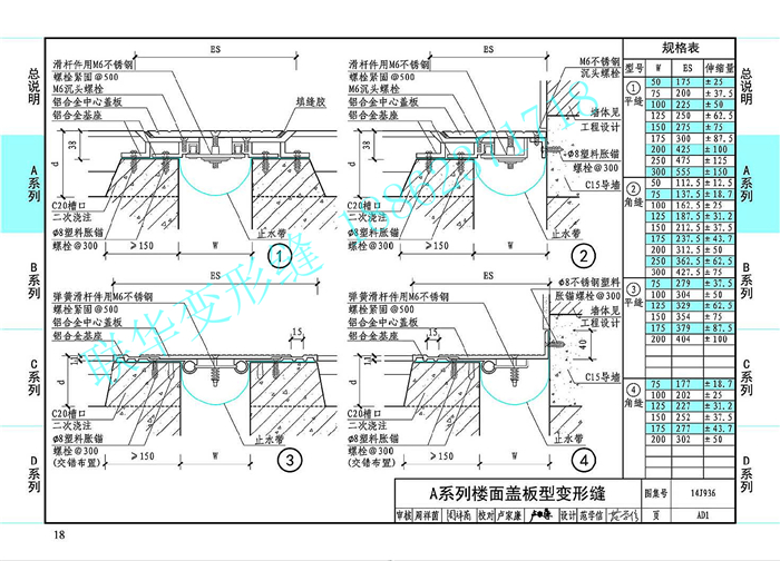 14J936变形缝图集