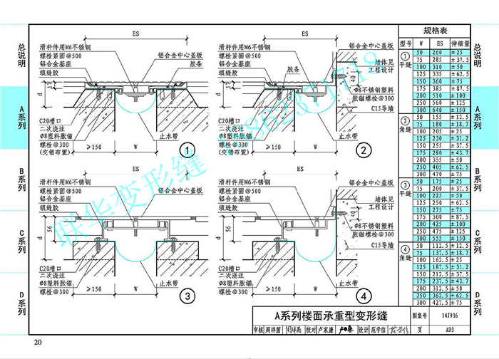 14J936变形缝图集