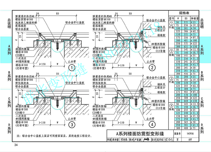 14J936变形缝图集