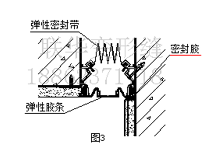 橡胶嵌平型外墙变形缝规范