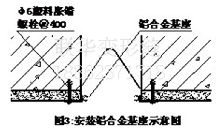 抗震型外墙变形缝