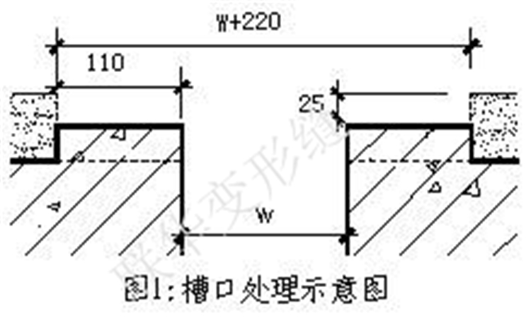 承重型楼地面变形缝