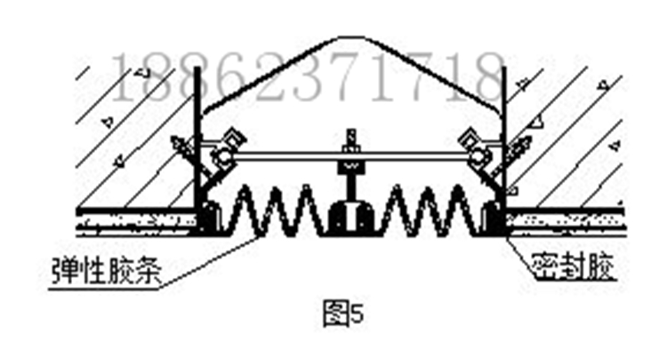 橡胶嵌平型变形缝